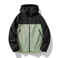 Heinrich | Herren Wasserdichte Shell Jacke mit Kapuze – Grün