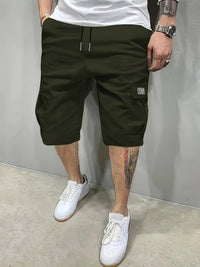 Caldor - Strukturierte Cargoshorts – Olivgrün