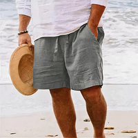 Herren atmungsaktive Strandshorts | Kurze – Grau