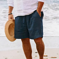 Herren atmungsaktive Strandshorts | Kurze – Marine