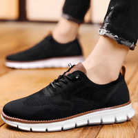 Herren bequeme Sportschuhe | Sommer – Schwarz