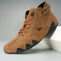 Herren bequeme Stiefeletten | Barfuß – Braun