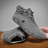 Herren bequeme Stiefeletten | Barfuß – Grau