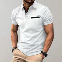 Herren edles Poloshirt | Kurzarm – Weiß