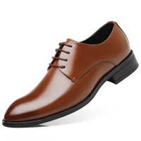 Herren elegante Büroschuhe | Bequem – Braun