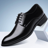 Herren elegante Büroschuhe | Bequem – Schwarz
