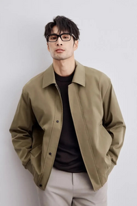 Herren elegante Herbstjacke | Warme – Braun