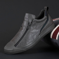 Herren elegante Sneaker | Bequem – Grau