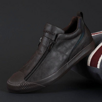 Herren elegante Sneaker | Bequem – Kaffee
