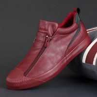 Herren elegante Sneaker | Bequem – Rot