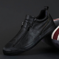 Herren elegante Sneaker | Bequem – Schwarz