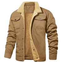 Herren eleganter Bomberjacke | Bomber – Khaki