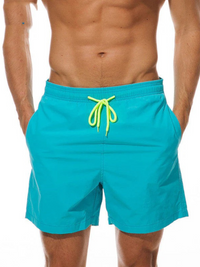Herren klassische Badeshorts | Sommer – Himmelblau