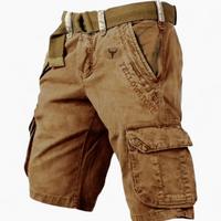 Herren klassische strapazierfähige Cargo-Shorts | Kurze – Braun