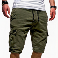 Herren klassische Cargo-Shorts | Sommer – Dunkelgrün