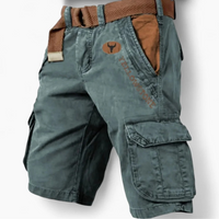 Herren klassische strapazierfähige Cargo-Shorts | Kurze – Dunkelgrün