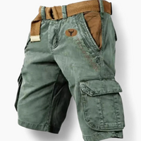 Herren klassische strapazierfähige Cargo-Shorts | Kurze – Grün