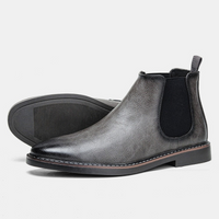 Herren klassische Chelsea-Stiefel | Bequem – Grau