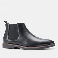 Herren klassische Chelsea-Stiefel | Bequem – Schwarz