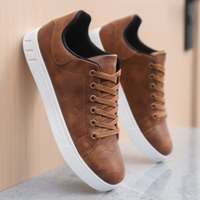 Herren klassische elegante Sneaker | Bequem – Braun