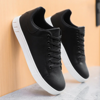 Herren klassische elegante Sneaker | Bequem – Schwarz