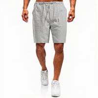 Herren klassische Gym-Shorts | Sport – Hellgrau