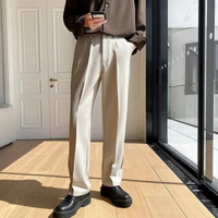Herren klassische lässige Hose | Lang – Khaki