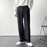 Herren klassische lässige Hose | Lang – Schwarz