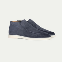Herren klassische Loafer-Stiefeletten | Bequeme – Blau
