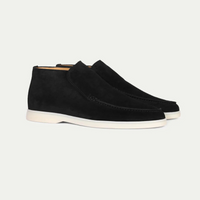 Herren klassische Loafer-Stiefeletten | Bequeme – Schwarz