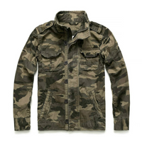 Herren klassische Militärjacke | Übergang – Sandtarnung