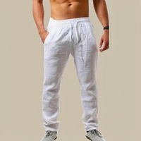Herren klassische Sommerhosen | Leichte – Weiß