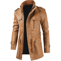 Herren klassische Winterjacke | Lang – Hellbraun