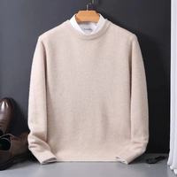Herren klassischer eleganter Pullover | Warmer – Beige