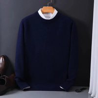 Herren klassischer eleganter Pullover | Warmer – Marine