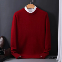 Herren klassischer eleganter Pullover | Warmer – Rot