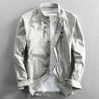 Herren klassisches elegantes Hemd | Langarm – Grau