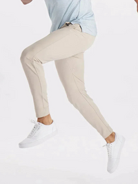 Herren lässige elegante Hose | Leicht – Sand