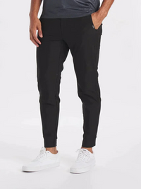 Herren lässige elegante Hose | Leicht – Schwarz