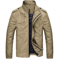 Herren lässige leichte Bürojacke | Warme – Khaki