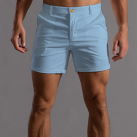 Herren lässige Shorts mit schmaler Passform | Kurze – Blau