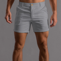 Herren lässige Shorts mit schmaler Passform | Kurze – Grau