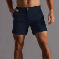 Herren lässige Shorts mit schmaler Passform | Kurze – Marine