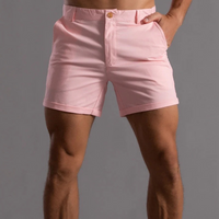 Herren lässige Shorts mit schmaler Passform | Kurze – Rosa