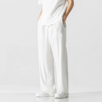 Herren leichte bequeme Hose | Sommer – Weiß