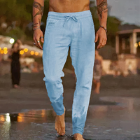 Herren leichte Strandhosen | Leicht – Hellblau