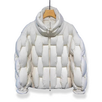 Herren moderne trendige Steppjacke | Winter – Weiß