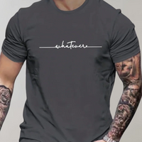 Herren modernes Statement-T-Shirt | Bedrucken – Dunkelgrau