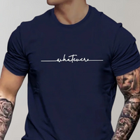 Herren modernes Statement-T-Shirt | Bedrucken – Marine