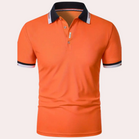 Herren klassisches oranges Poloshirt | Kurzarm – Orange